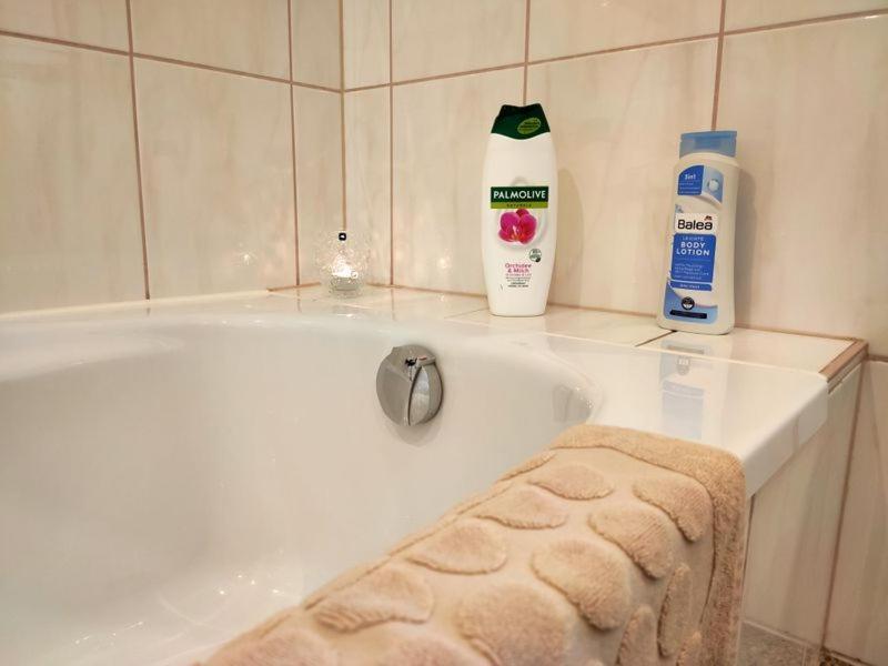 Ferienhaus Blaue Blume Mit 11 Kw Ladestation, Kamin, Terrasse, Eingezaeuntem Garten, Sauna, Wlan, Netflix, 2 Hunde Willkommen! Güntersberge Zewnętrze zdjęcie